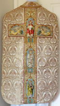 White Roman Vestment 9122